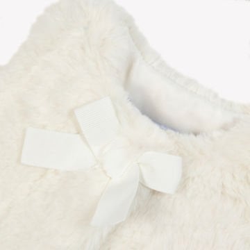 Kız Bebek Fiyonk Detaylı Kürk Yelek