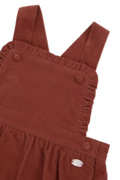 Kız Bebek Askılı Şort