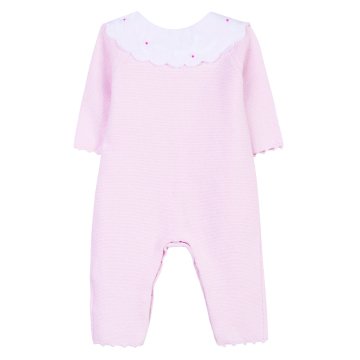 Kız Bebek Fisto Yaka Ayaksız Tulum