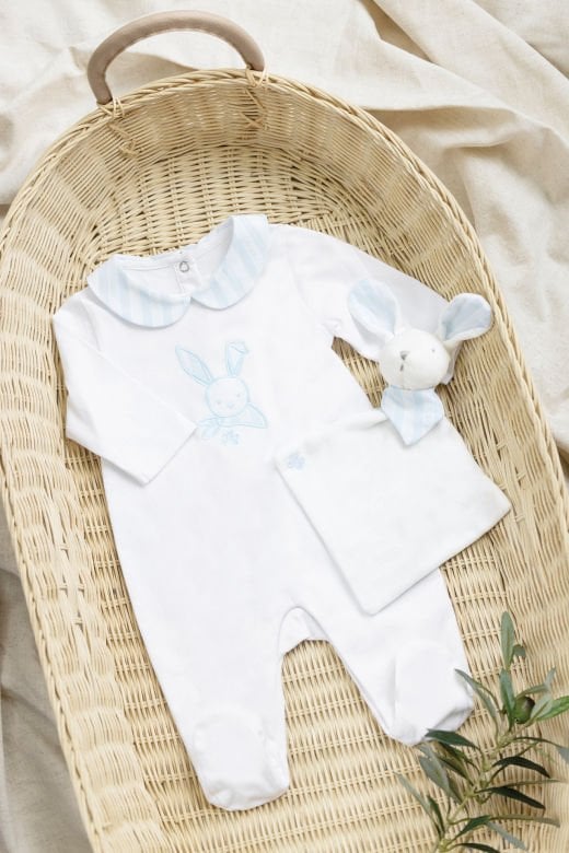 Kız Bebek Hediye Seti ( tulum+uyku arkadaşı)