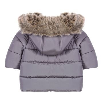 Kız Bebek Kapüşonlu Dudun Mont