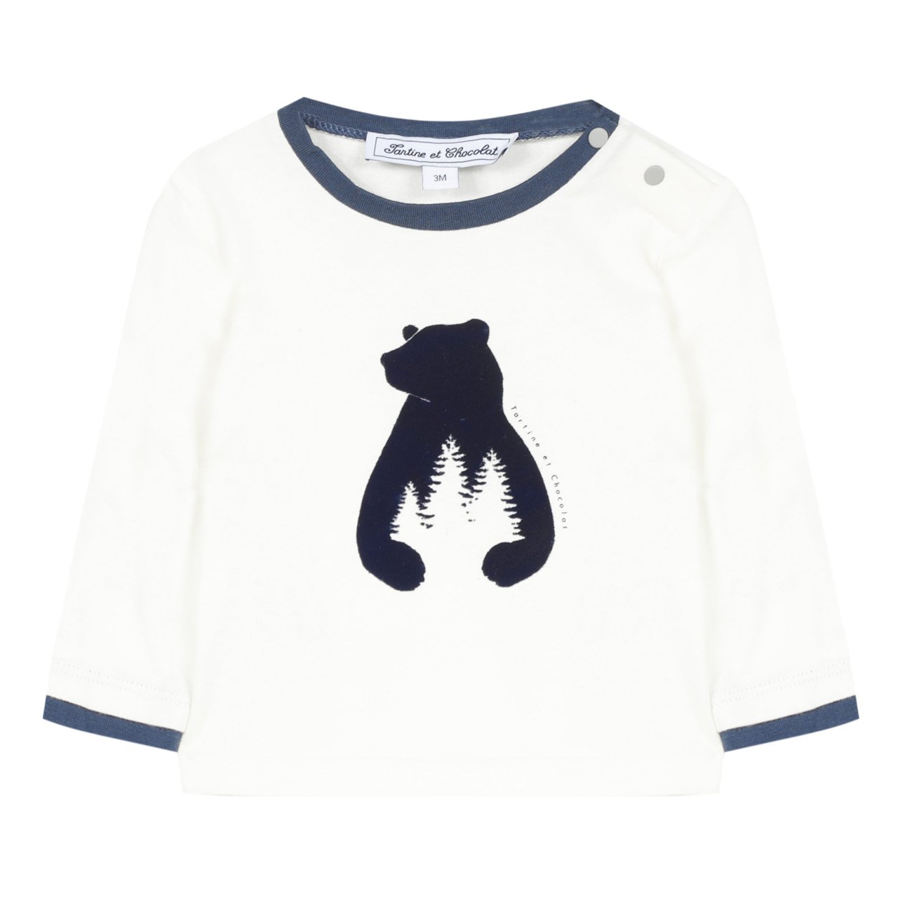 Erkek Bebek Kutup Ayı Baskılı T-Shirt 1 Yaş