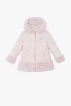 Kız Çocuk Çift Taraflı Doudoune Mont