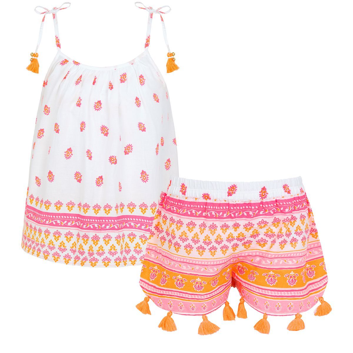 Kız Çocuk Tunik + Şort Set
