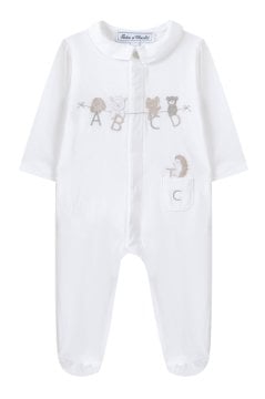 Erkek Bebek Önden Açılan Jersey Tulum