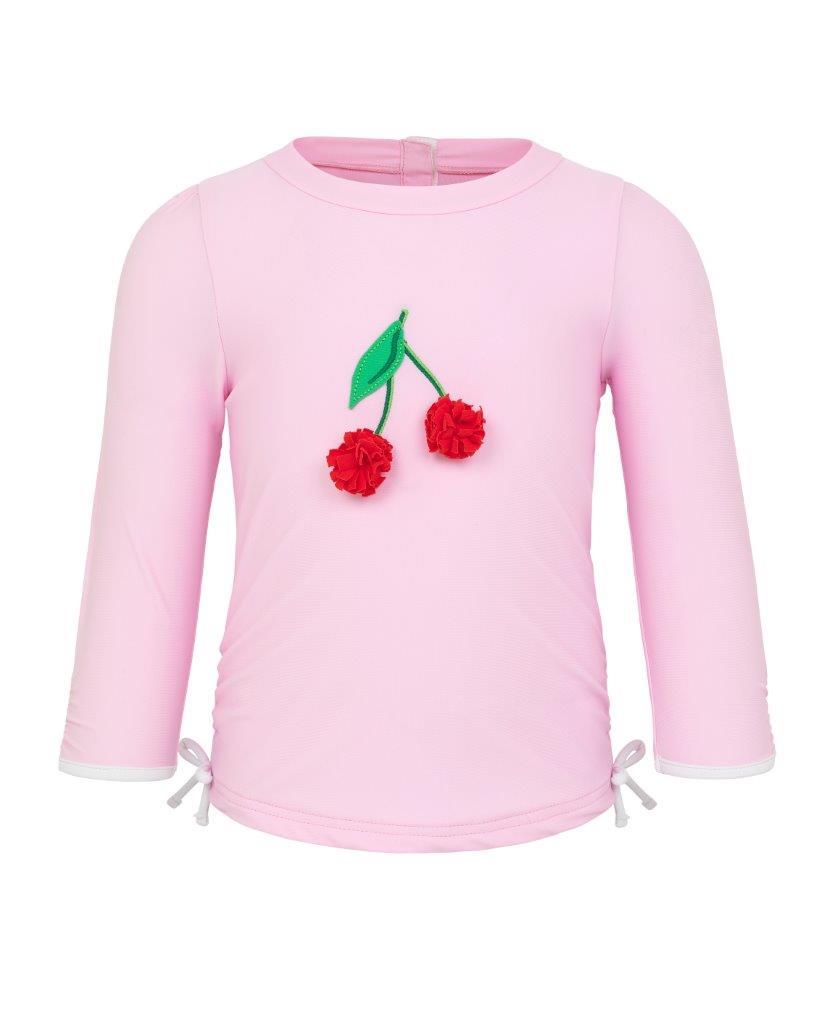 Kız Bebek UV Korumalı T-Shirt Cherries