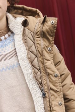 Erkek Çocuk Çift Taraflı Parka - reversible -