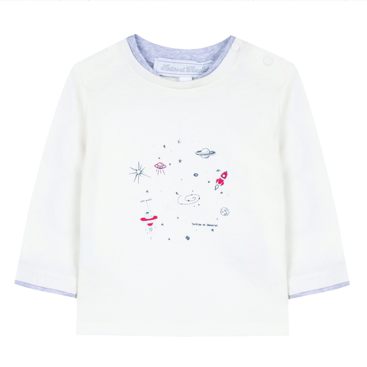 Erkek Bebek Uzun Kollu Baskılı T-Shirt