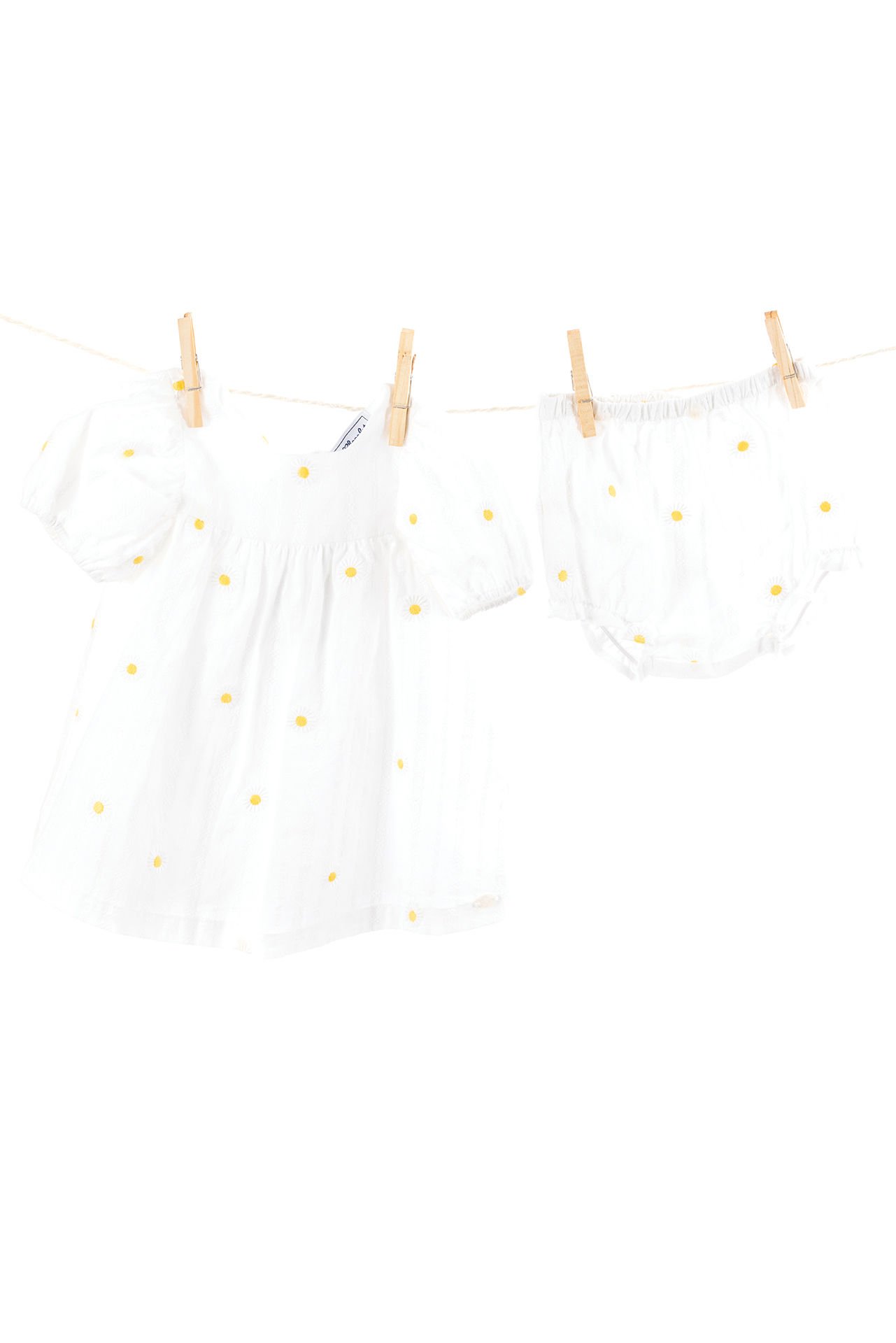Kız Bebek Tunik + Bloomer Set