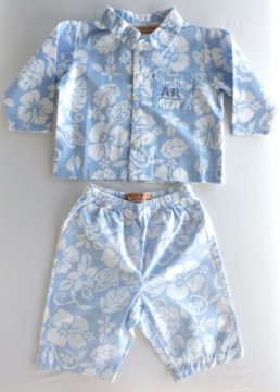 Erkek Bebek Yazlık Pijama Takımı 3 Ay