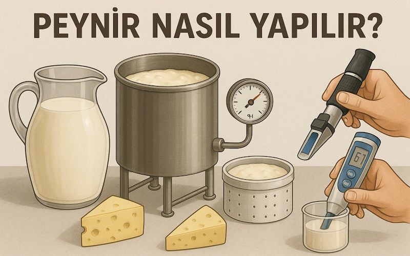 Peynir Nasıl Yapılır? Sütten Peynire Kadar Olan Süreçte Her Aşama ve Ölçüm Yöntemleri