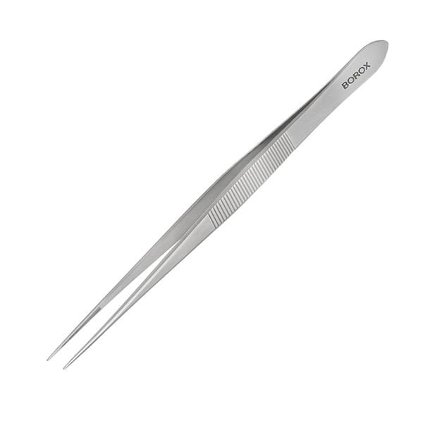 Borox Penset 20 cm Paslanmaz Çelik - Sivri Uç Dişli Cımbız
