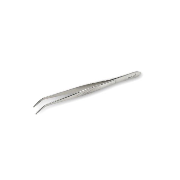 Borox Penset 16 cm Paslanmaz Çelik - Eğri Sivri Uçlu Cımbız