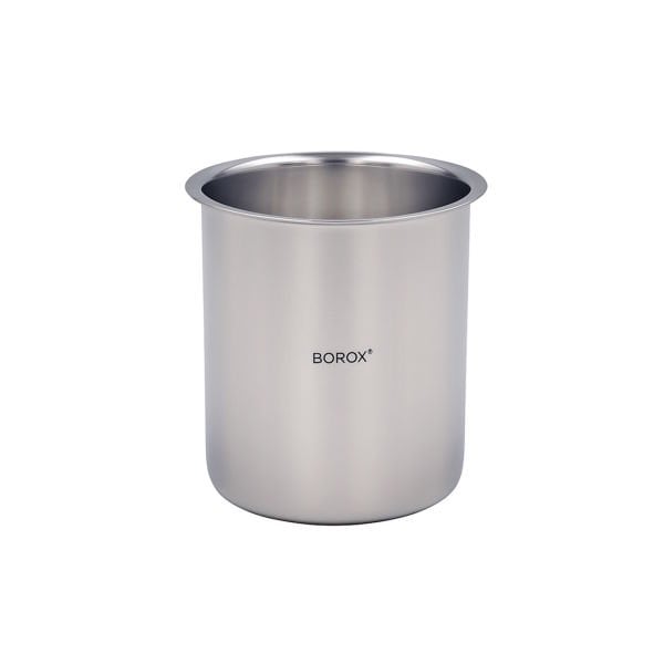 Borox Paslanmaz Çelik Beher 250ml - Laboratuvar Ölçü Kabı
