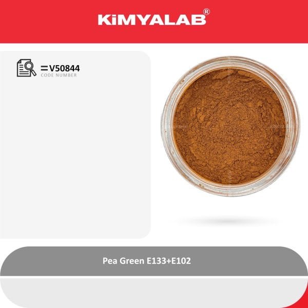 Kimyalab Yeşil Toz Gıda Boyası E133+E102 1 Kg - Pea Green Dye Powder - Toz Renklendirici