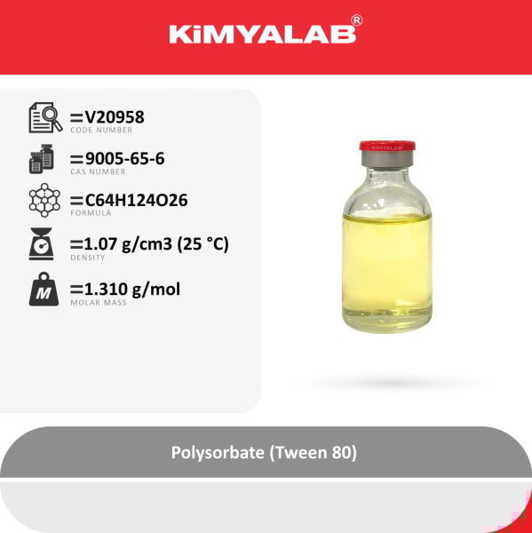 Kimyalab Polisorbat 500 ml - Tween 80 - Polysorbate 80