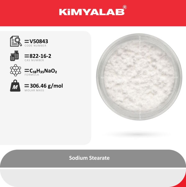 Kimyalab Sodyum Stearat 250g - Sodium Stearate