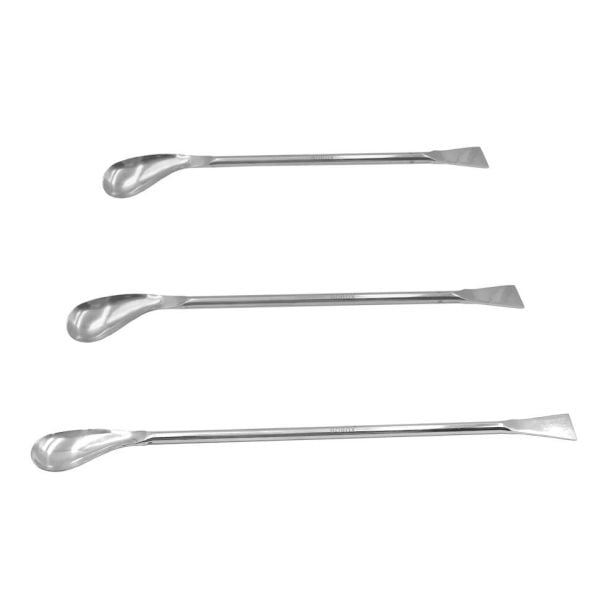 Borox Metal Spatül - Elipsoidal 15cm - Paslanmaz Çelik Spatula - 12 Adet Toptan