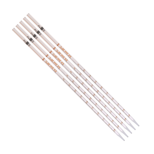 Borox Cam Dereceli Pipet 2 ml - Serolojik Pipet - 10 Adet