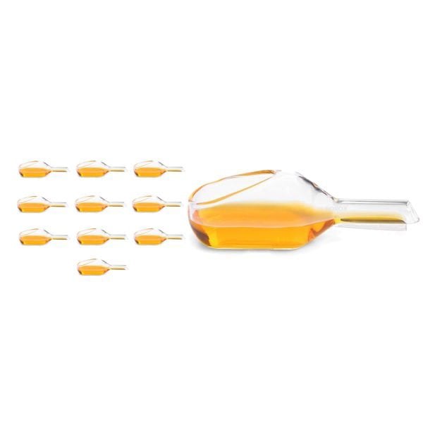 Borox Tartım Kaşığı 10 ml - Ölçüm Küreği - Cam Kürek - Tartı Kabı - 10 Adet Toptan