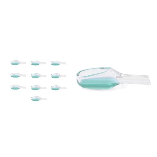 Borox Tartım Kaşığı 3 ml - Ölçüm Küreği - Cam Kürek - Tartı Kabı - 10 Adet Toptan