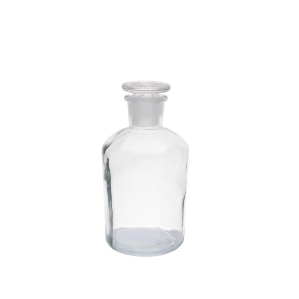 Borox Cam Miyar Şişe 250ml - Şilifli Cam Tıpalı Şişe 12Adet