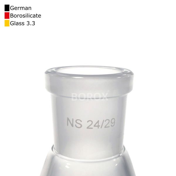 Borox Cam Erlen Şilifli 250 ml - 24/29 Şilifli Erlenmayer - Erlenmeyer Flask