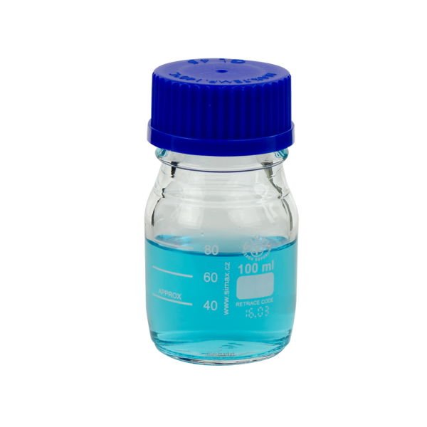 Simax Cam Otoklav Şişe 100 ml - Vida Kapaklı Boş Şişe