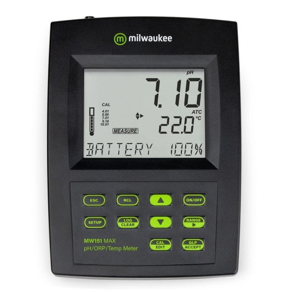 Milwaukee MW151 MAX pH Metre - Masaüstü pH ORP Ölçer - USB
