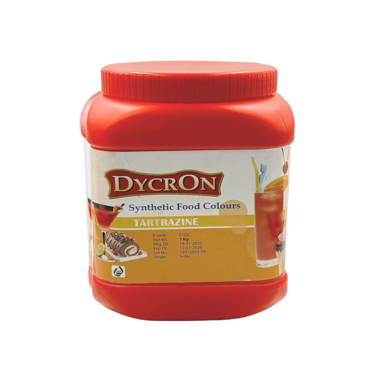 Dycron Tartrazine Yellow - E102 – Sarı Sentetik Gıda Boyası - Toz Renklendirici