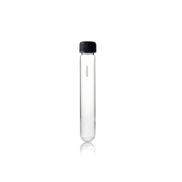 Borosil Cam Deney Tüpü 16x125 mm - Kapaklı Test Tüpü - 50 Adet Toptan