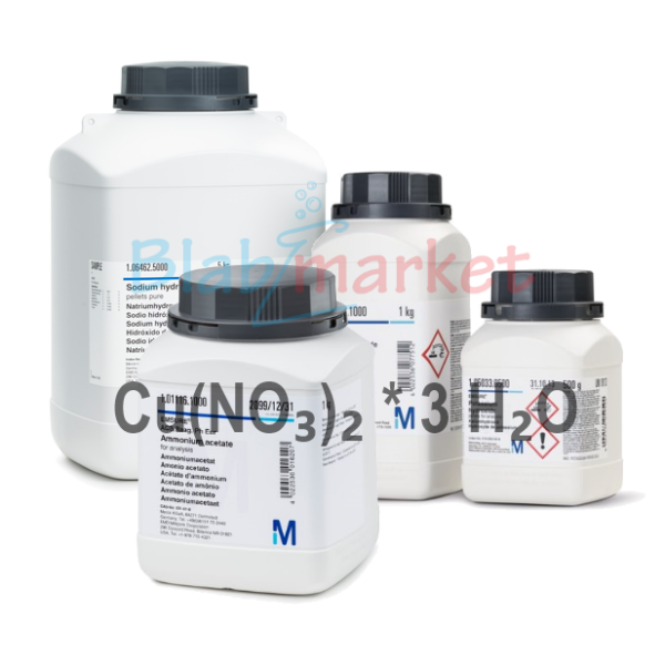 Bakır(II) Nitrat 250 g - Copper (II) Nitrate Trihydrate For Analysis Merck 102753.0250