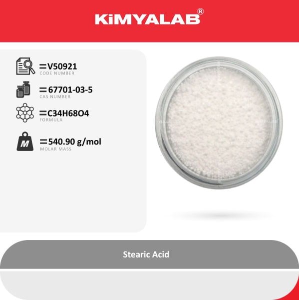 Kimyalab Stearik Asit 1Kg- Stearic Acid %45