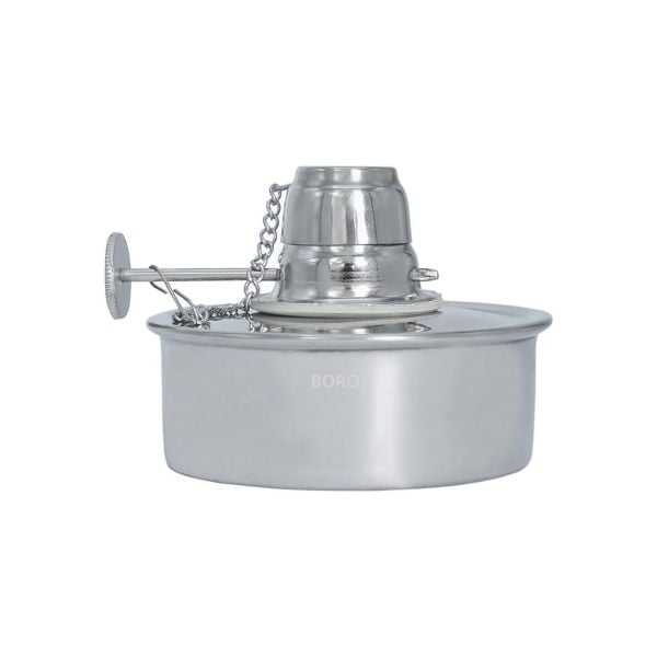 Borox Alkol Lambası 150 ml - Paslanmaz Çelik - Spirit Burner - 10 Adet Toptan