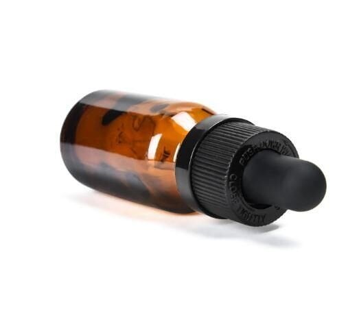 Borox Amber Damlatma Şişe 50ml Damlalık Bastır-Aç Kapak 100lü