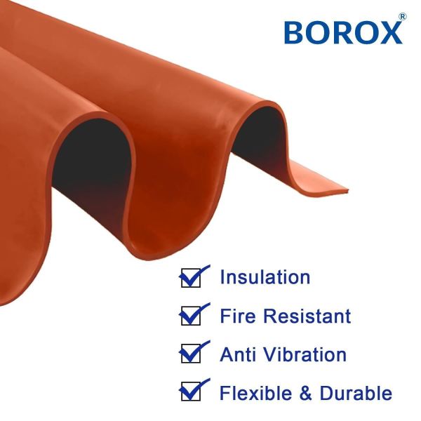 Borox Silikon Levha - Tezgah Koruyucu - Altlık - 30x60cm