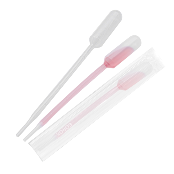 Borox Steril Pastör Pipeti - Plastik Damlalık 0.5-1 ml 1000 Adet Toptan