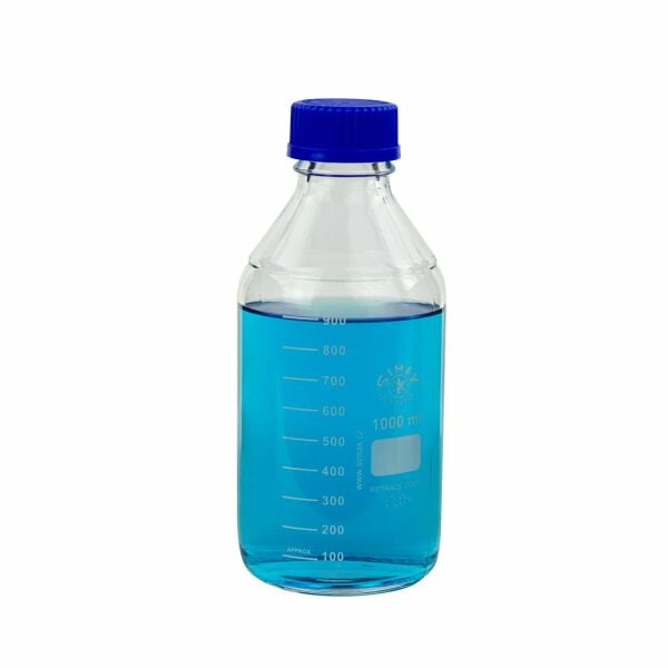 Simax Cam Otoklav Şişe 1000 ml - Vida Kapaklı Boş Şişe - 10 Adet Toptan