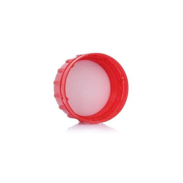 Borox Plastik Kare Şişe 500ml - Kırmızı Kapaklı Şişe 5 Adet