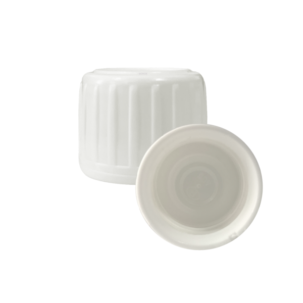 28pp Beyaz Kilitli Kapak - PE Contalı - 28 mm Ağızlı Şişeler İçin Uygundur - 1000 Adet Toptan
