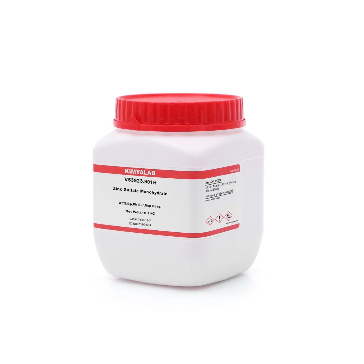 Çinko Sülfat Monohidrat 1Kg - Zinc Sulfate Monohydrate