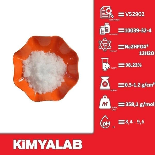 Di-Sodyum Hidrojen Fosfat 1 Kg - Phosphate Dodecahydrate