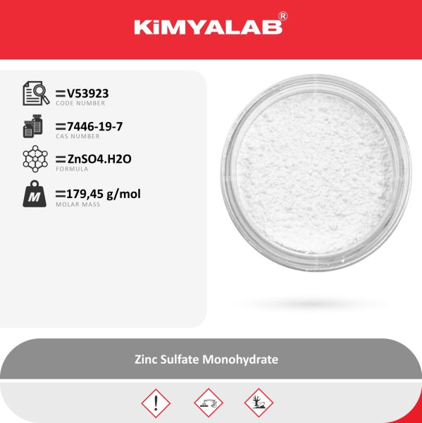 Kimyalab Çinko Sülfat Monohidrat 1Kg - Zinc Sulfate Monohydrate