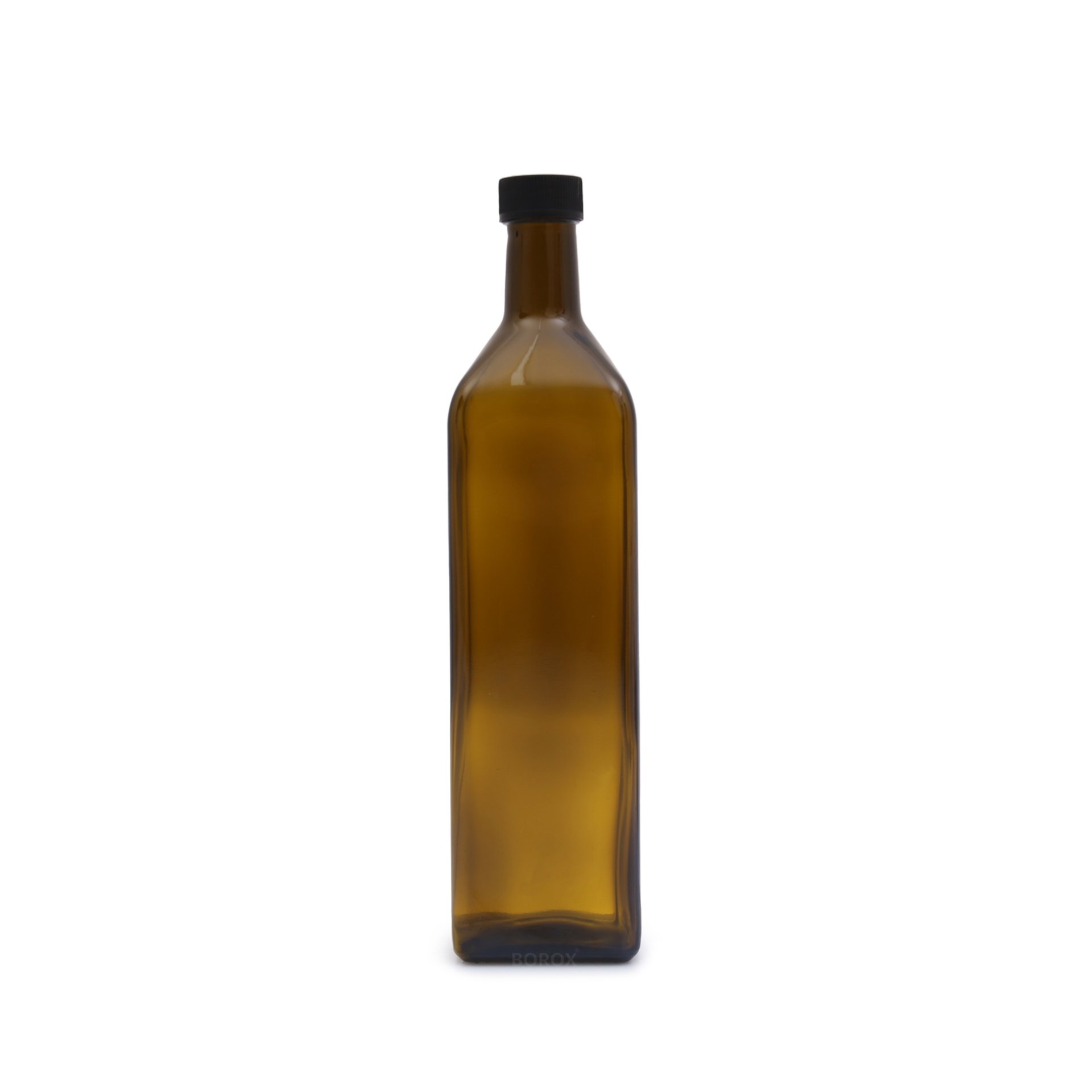 Borox Cam Amber Maraska Şişe 1000 ml - Zeytinyağı Şişeleri