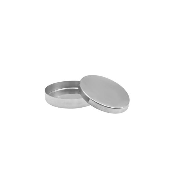 Borox Paslanmaz Çelik Petri Kabı 80mm - Petri Kutusu Kapaklı