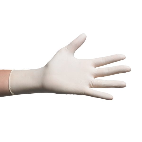 Lateks Eldiven XL Beden - Pudrasız Latex Muayene Eldiveni