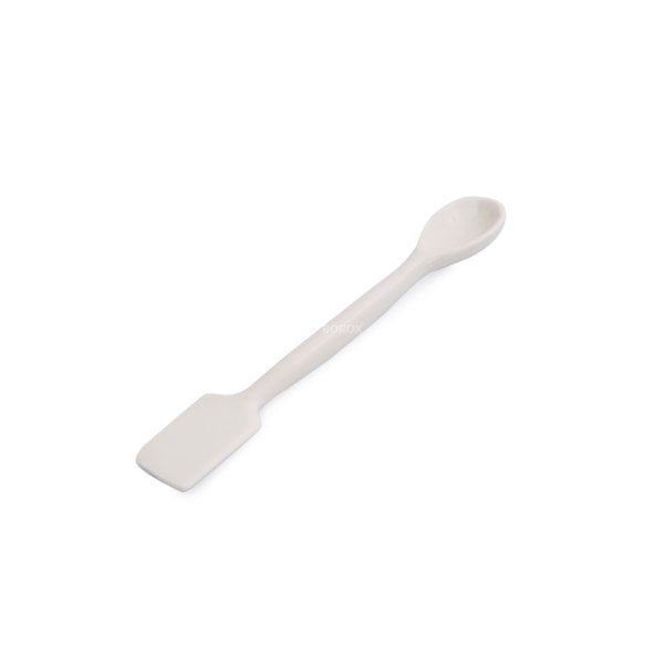 Borox Spatül 17cm - Porselen Spatula Kaşık - 12 Adet Toptan