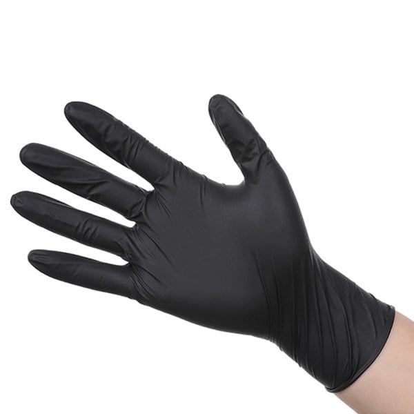 Nitril Eldiven Siyah - XS Beden - Çok Amaçlı - Pudrasız