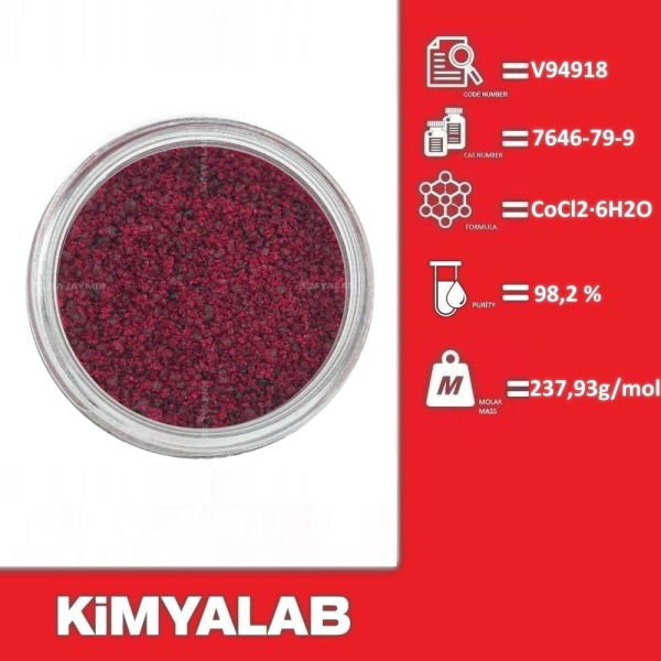 Kimyalab Kobalt Klorür 100g - Cobalt Chloride Hexahydrate