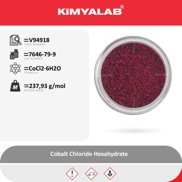 Kimyalab Kobalt Klorür 250g - Cobalt Chloride Hexahydrate